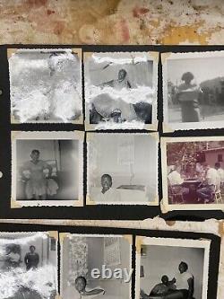 Vintage Black African American Family Photographs Photo Album BIG snapshots