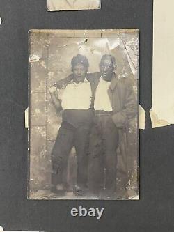 Vintage Black African American Family Photographs Photo Album BIG snapshots