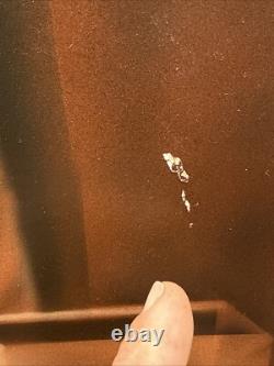 Vintage Black African American Folk Art People Bar Pool Drinking Oil Painting