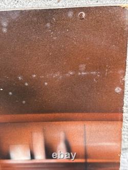 Vintage Black African American Folk Art People Bar Pool Drinking Oil Painting