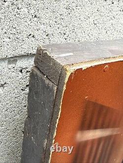 Vintage Black African American Folk Art People Bar Pool Drinking Oil Painting