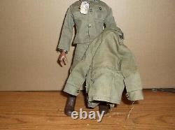 Vintage Black African American Gi Joe 1965 Hasbro 1st Year With Uniform, Jacket+