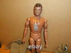 Vintage Black African American Gi Joe 1965 Hasbro 1st Year With Uniform, Jacket+