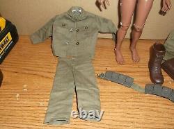 Vintage Black African American Gi Joe 1965 Hasbro 1st Year With Uniform, Jacket+