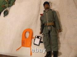 Vintage Black African American Gi Joe Hasbro 1965 1st Year With Uniform & Acces