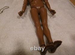 Vintage Black African American Gi Joe Hasbro 1965 1st Year With Uniform & Acces