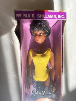 Vintage Black Barbie Clone DOLL African American Shillman Maxi Mod NIB