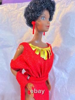 Vintage Black Barbie Doll African American Steffie Face Complete Outfit 1979