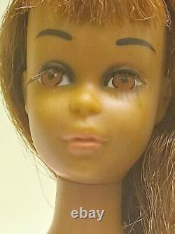 Vintage Black FRANCIE Barbie Doll Rooted Lashes Original 1967 Mattel Japan