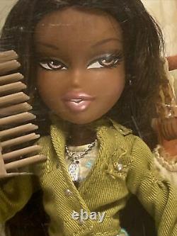 Vintage Bratz Adventure Girlz Sasha Doll 2007 African American Black NEW SEALED