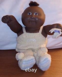 Vintage Cabbage Patch Kids 1978 1982 African American Black Brown Eyes Baby Doll