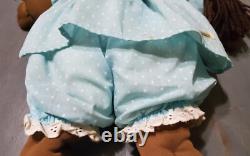 Vintage Cabbage Patch Kids Doll 1983 African American Black Original Clothes