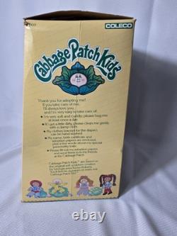 Vintage Cabbage Patch Kids Girl Doll 1984 African American Black AA Papers BOX
