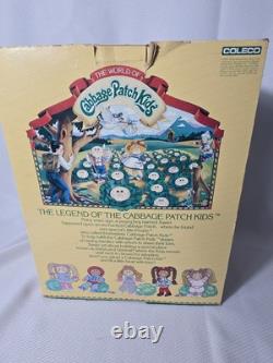 Vintage Cabbage Patch Kids Girl Doll 1984 African American Black AA Papers BOX