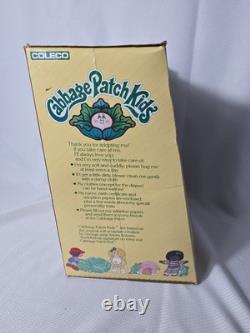 Vintage Cabbage Patch Kids Girl Doll 1984 African American Black AA Papers BOX