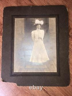 Vintage Cabinet Card, Beautiful Young African American Black Woman