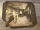 Vintage Cabinet Card Photo Inside A Bank Black African American White Men