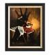 Vintage DoLoe Signed African American Art Painting Black Expressionism Dance