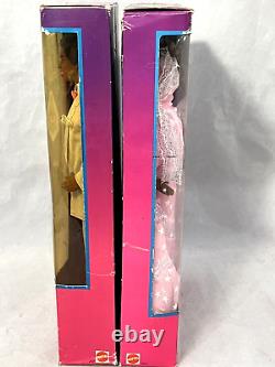 Vintage Dream Glow Barbie & Ken African American/Black 1985 Mattel NRFB