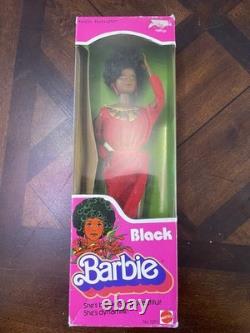 Vintage First Black Barbie NIB Mattel #1293 African American Super Star Era