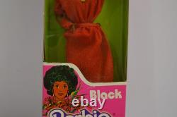 Vintage First Black Barbie NIB Mattel #1293 African American Super Star Era