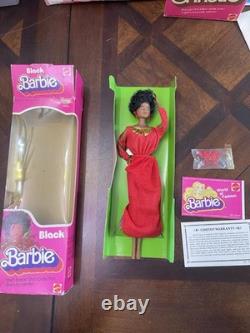 Vintage First Black Barbie NIB Mattel #1293 African American Super Star Era