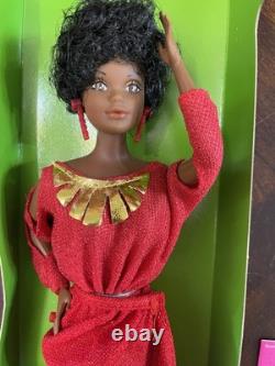 Vintage First Black Barbie NIB Mattel #1293 African American Super Star Era