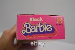 Vintage First Black Barbie NIB Mattel #1293 African American Super Star Era