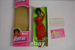 Vintage First Black Barbie NIB Mattel #1293 African American Super Star Era