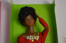 Vintage First Black Barbie NIB Mattel #1293 African American Super Star Era