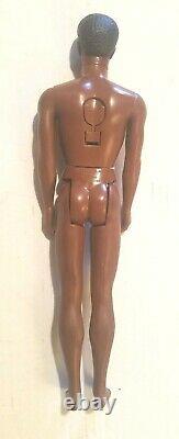 Vintage Free Moving Curtis Black Ken Doll, very rare 12 Barbie size figure