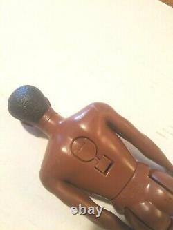 Vintage Free Moving Curtis Black Ken Doll, very rare 12 Barbie size figure