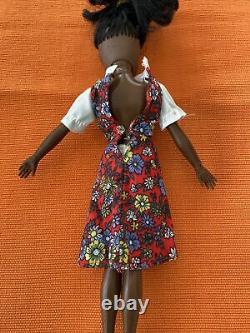 Vintage HTF Marx Black American Gayle Doll Sindy's Friend With Outfit (No Box)