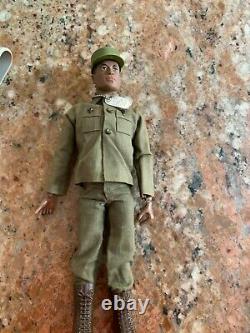 Vintage Hasbro Gi Joe African American Black Pat Pend Action Soldier