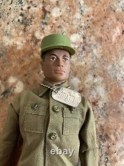 Vintage Hasbro Gi Joe African American Black Pat Pend Action Soldier