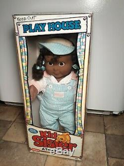Vintage Hasbro Playskool 1980s My Buddy Kid Sister Black African American Doll