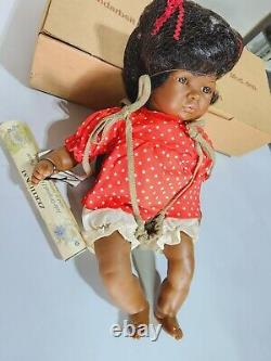 Vintage Heidi Ott 97.88 Black/ African American Baby Doll Polka Dot
