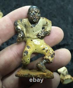 Vintage Hubley Cast Iron African American Black Figurines! Original! Banjo