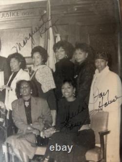 Vintage Iconic Black & White Photo Of African- American Politics & Entertainment