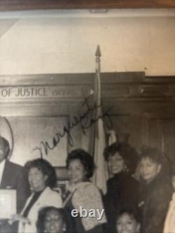 Vintage Iconic Black & White Photo Of African- American Politics & Entertainment