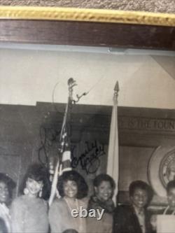 Vintage Iconic Black & White Photo Of African- American Politics & Entertainment