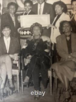 Vintage Iconic Black & White Photo Of African- American Politics & Entertainment