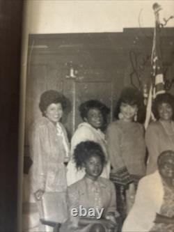 Vintage Iconic Black & White Photo Of African- American Politics & Entertainment