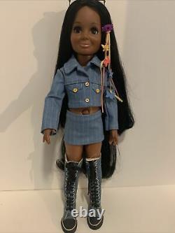 Vintage Ideal Black African American OOAK Tressy AA Crissy Grow Hair Doll 70's
