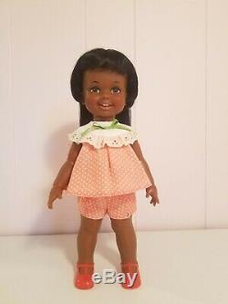 Vintage Ideal Crissy Family 1972 Black African American Baby Cinnamon 12 Doll