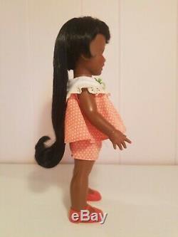 Vintage Ideal Crissy Family 1972 Black African American Baby Cinnamon 12 Doll