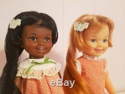 Vintage Ideal Crissy Family 1972 Black African American Baby Cinnamon 12 Doll