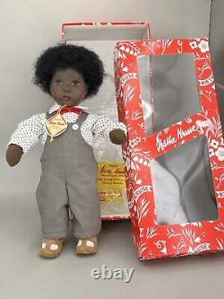 Vintage Kathe Hanna Kruse Black African American Boy Daumlinchen Doll Thumbelina