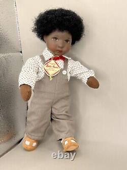 Vintage Kathe Hanna Kruse Black African American Boy Daumlinchen Doll Thumbelina