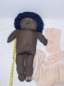 Vintage Large Black Little People doll Cabbage Patch African American 23